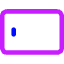 Phone Landscape Icon from Core Neon Set