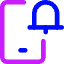 Phone Notification Icon from Core Neon Set