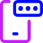 Phone Password Icon from Core Neon Set