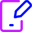 Phone Pen 1 Icon from Core Neon Set