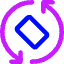 Phone Rotate Mobile Icon from Core Neon Set