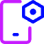 Phone Setting Bolt Nut Icon from Core Neon Set