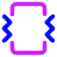 Phone Vibrate Icon from Core Neon Set