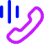 Voice Mail Phone Icon from Core Neon Set