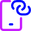 Phone Personal Hotspot Icon from Core Neon Set