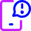 Notification Message Alert Icon from Core Neon Set