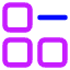 Application Remove Subtract Icon from Core Neon Set