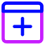 Browser Add Icon from Core Neon Set