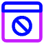 Browser Block Icon from Core Neon Set