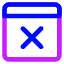 Browser Delete Icon from Core Neon Set