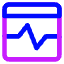 Browser Graph Icon from Core Neon Set