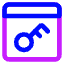 Browser Key Icon from Core Neon Set