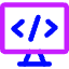 Code Monitor 1 Icon from Core Neon Set