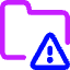 Threat Folder Icon from Core Neon Set