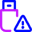 Threat Usb Icon from Core Neon Set