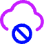 Cloud Block Icon from Core Neon Set
