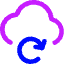 Cloud Refresh Icon from Core Neon Set