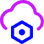 Cloud Setting Bolt Nut Icon from Core Neon Set
