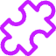 Module Puzzle 1 Icon from Core Neon Set