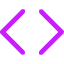 Angle Brackets Icon from Core Neon Set