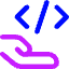 Share Code Icon from Core Neon Set