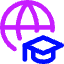 Global Learning Icon from Core Neon Set