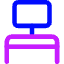 Workspace Desk Icon from Core Neon Set