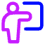 Class Lesson Icon from Core Neon Set