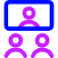 Group Meeting Call Icon from Core Neon Set