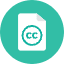 Cc File Icon from Kameleon Colors Set