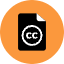Cc File Icon from Kameleon Pop Set