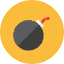 Bomb Icon from Kameleon Colors Set
