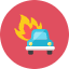 Car Burn Icon from Kameleon Colors Set