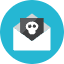 Death Letter Icon from Kameleon Colors Set