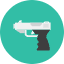Gun Icon from Kameleon Colors Set