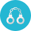 Handcuffs Icon from Kameleon Colors Set
