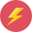 Lightning Icon from Kameleon Colors Set