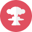 Nuclear Mushroom Icon from Kameleon Colors Set