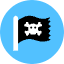 Pirate Flag Icon from Kameleon Pop Set