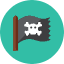 Pirate Flag Icon from Kameleon Colors Set