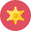 Star Sheriff Icon from Kameleon Colors Set