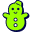 Snowman Icon from Stickies Duo - Free Set
