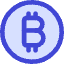 Bitcoin Circle 1 Icon from Core Duo Set