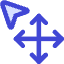 Arrow Cursor Move Icon from Core Duo Set