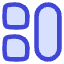 Dashboard Circle Vertical Pill 1 Icon from Core Duo Set
