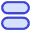 Dashboard Horizontal Pills Icon from Core Duo Set