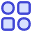 Dashboard Mix Circle Square 1 Icon from Core Duo Set
