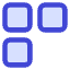Dashboard Square Three Icon from Core Duo Set