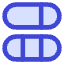 Dashboard Vertical Pills 3 Icon from Core Duo Set