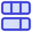 Dashboard Vertical Rectangle 4 Icon from Core Duo Set